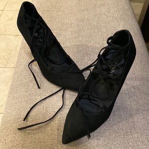 Jeffrey Campbell lace up heels